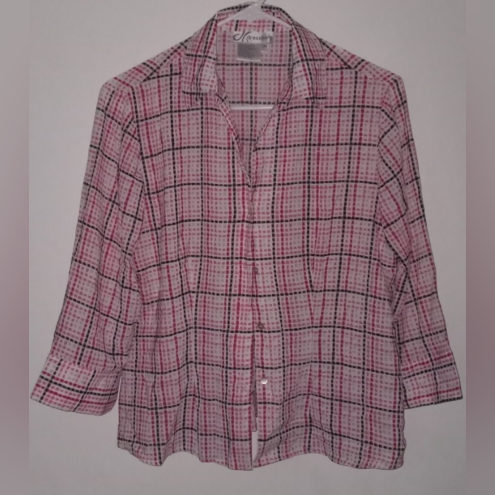 dressbarn Women's Classic-fit Multi-Color Pink White Black Tan Size M